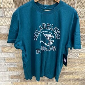 Philadelphia Eagles Mens XL NFL‎ Adaptive Apparel Button NWT T-Shirt Go Birds